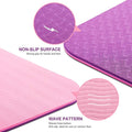 Yoga Mat With Position Line - Gym Vigour