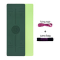 Yoga Mat With Position Line - Gym Vigour