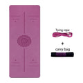 Yoga Mat With Position Line - Gym Vigour