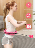 Waist Exercise Detachable Massage Hoops Fitness Equipment - Gym Vigour