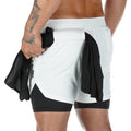 2 In 1 Men Athletic Shorts - Gym Vigour