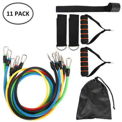 11Pcs Resistance Bands workout - Gym Vigour