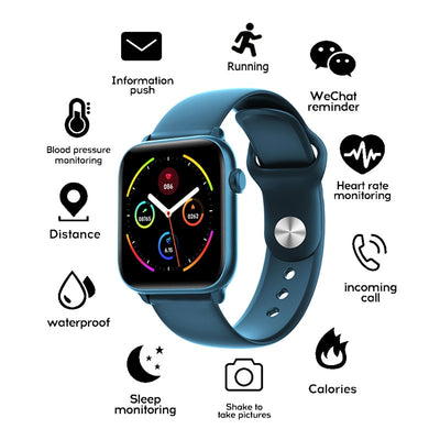 Touch Fitness Smart Watch Digital Blood Pressure Clock - Gym Vigour