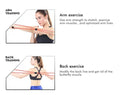 TPE 8 Word Fitness Yoga Gum - Gym Vigour