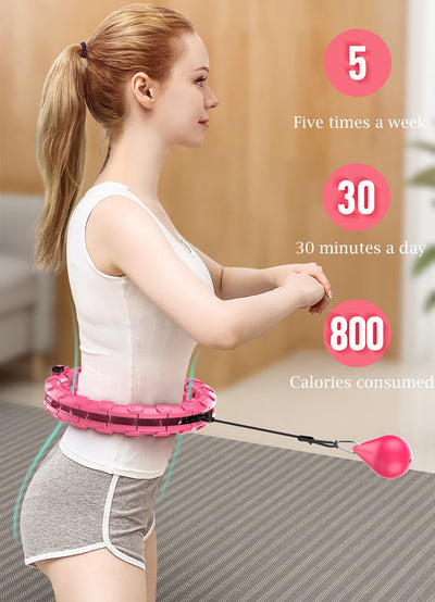 Waist Exercise Detachable Massage Hoops Fitness Equipment - Gym Vigour