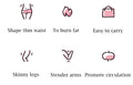 Waist Exercise Detachable Massage Hoops Fitness Equipment - Gym Vigour